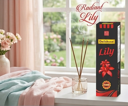 Premium Lily Incense Sticks - 20 sticks