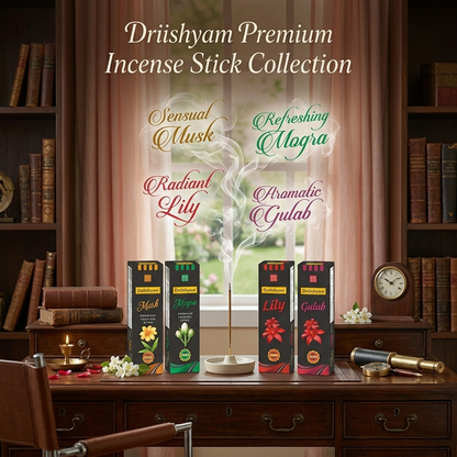 Premium Gulab Incense Sticks - 20 sticks