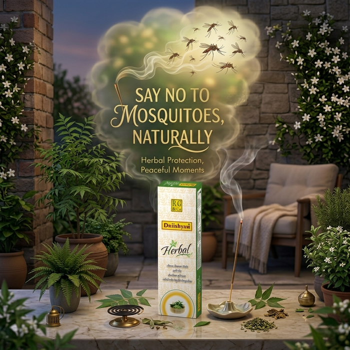 Herbal Mosquito repellant Incense Sticks /Neem based /Charcoal free- 60 sticks