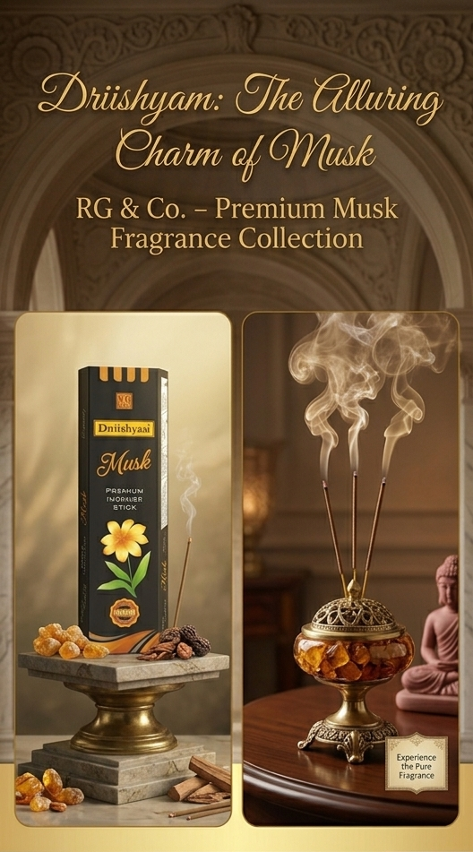 Premium Musk Incense Sticks - 20 sticks