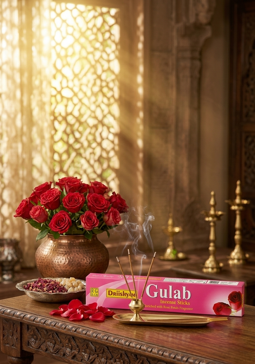 Gulab Incense sticks (10 sticks)