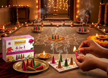 4 in 1 Dry Dhoop CONES (60 cones)