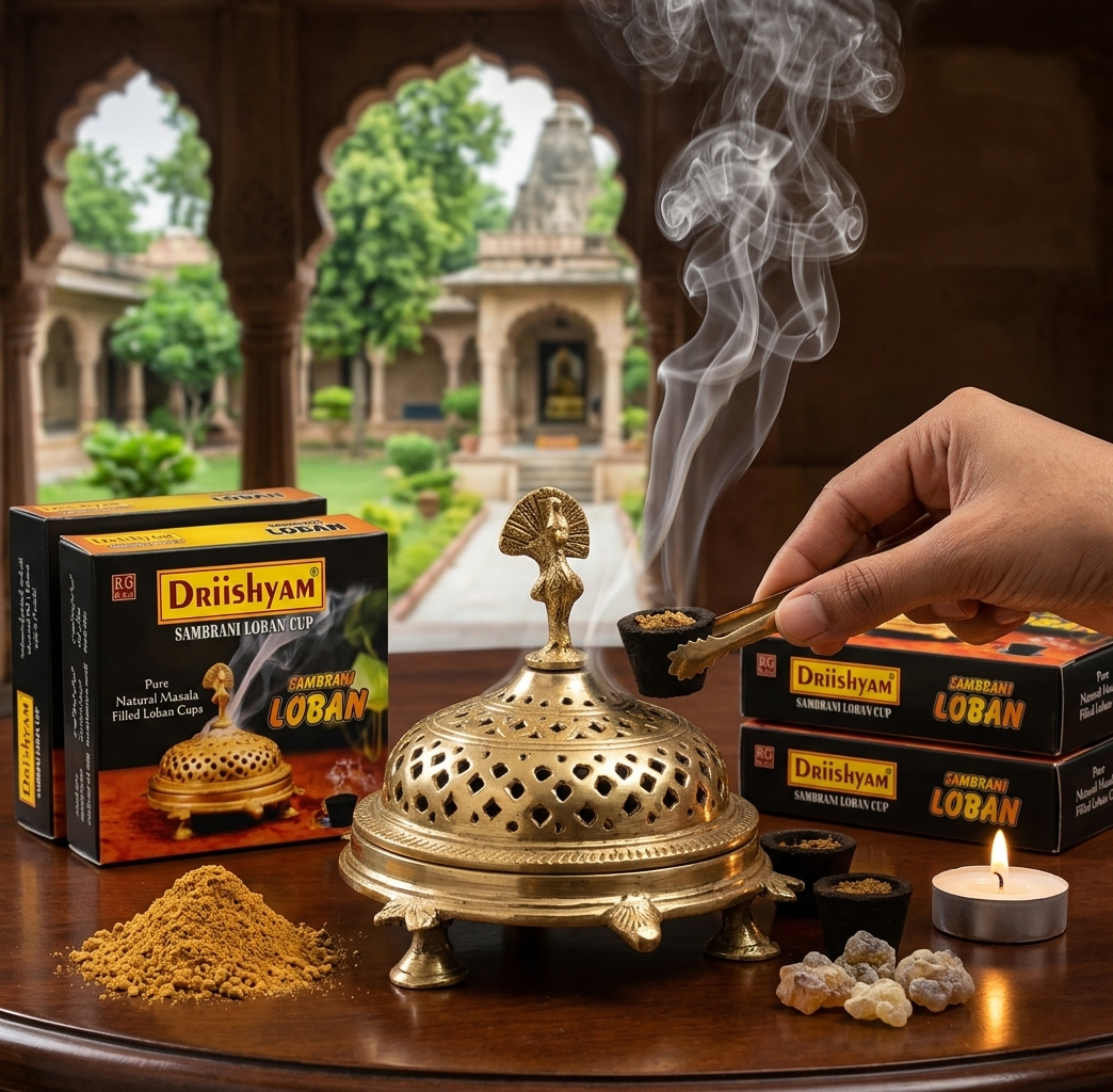Sambrani Loban Cups - 12 cups