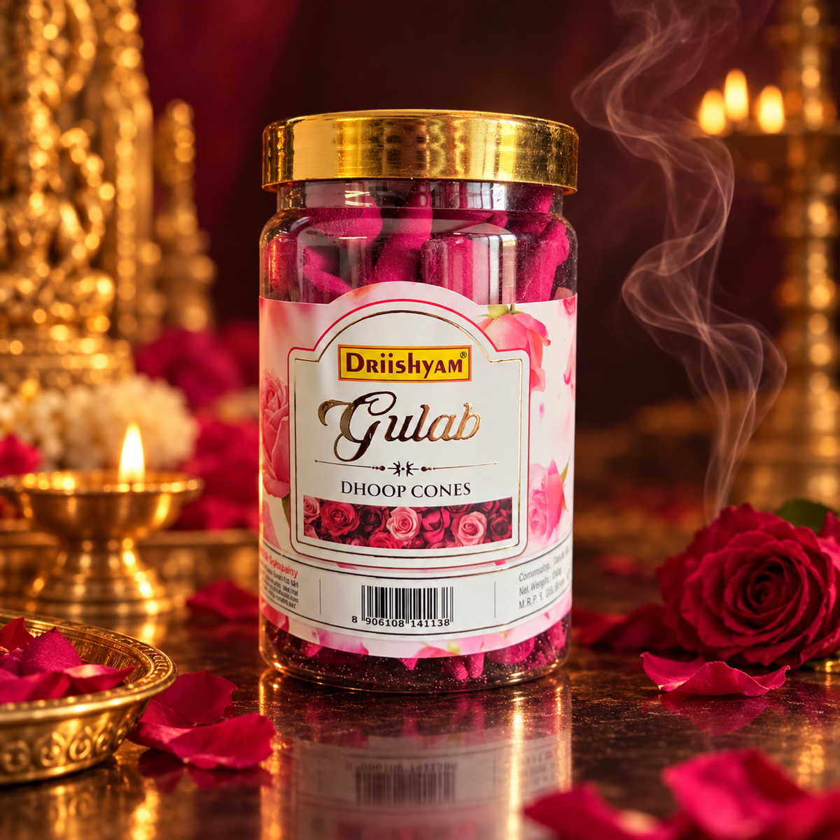 Dhoop Cones Combo Pack - Gulab/ Mogra