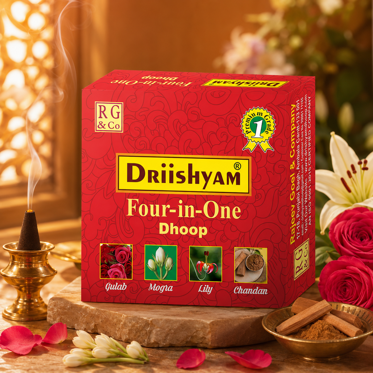 4 in 1 Dhoop - 40 sticks Premium