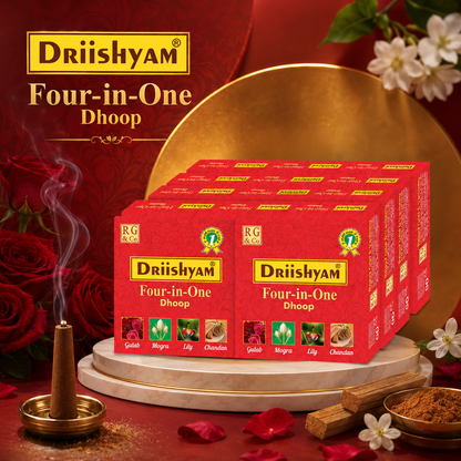 4 in 1 Dhoop - Pack of 12 (12×40 sticks)