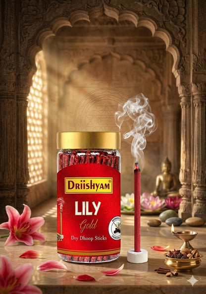 Lily Gold Dry Dhoop Stick 100gms