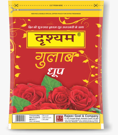 Zipper Pack Dhoop- Gulab