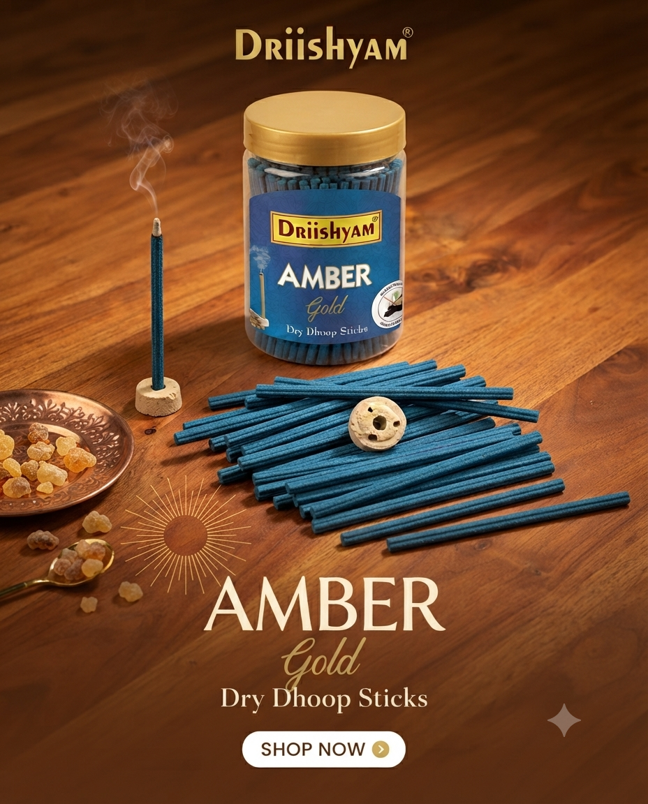 Amber Gold Dry Dhoop Sticks 100gms