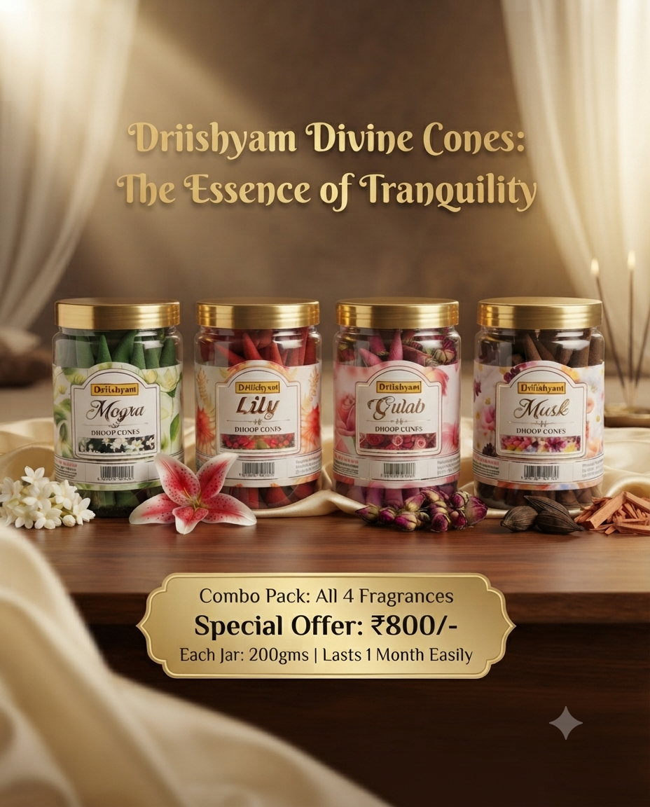 Dhoop Cones Combo Pack - All 4 Fragrances