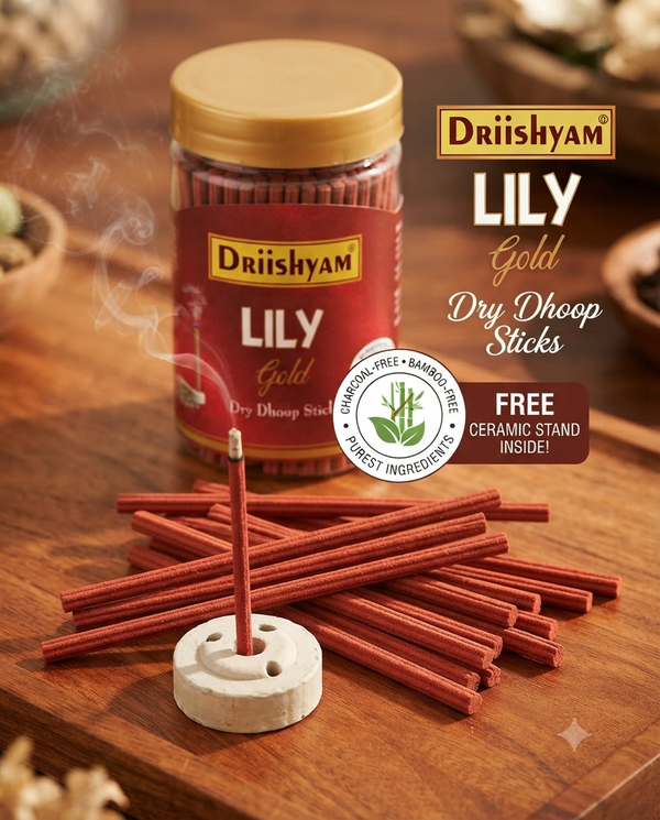Dry Dhoop Stick- LILY 100gms