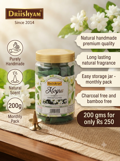 Dhoop Cones Combo Pack - Gulab/ Mogra