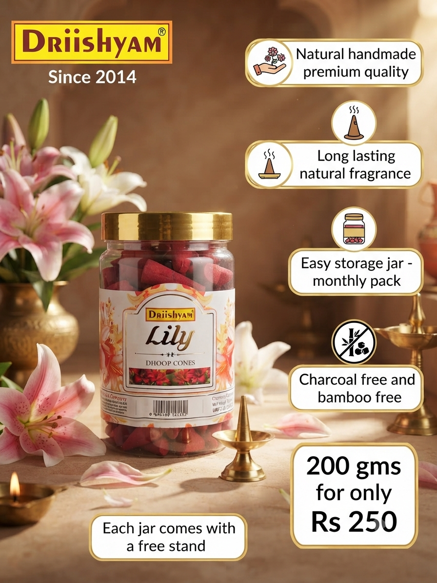 Dhoop Cones Combo Pack - Lily/ Mogra